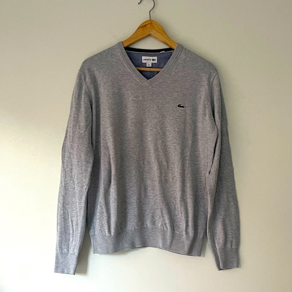 Lacoste V Neck Sweater
